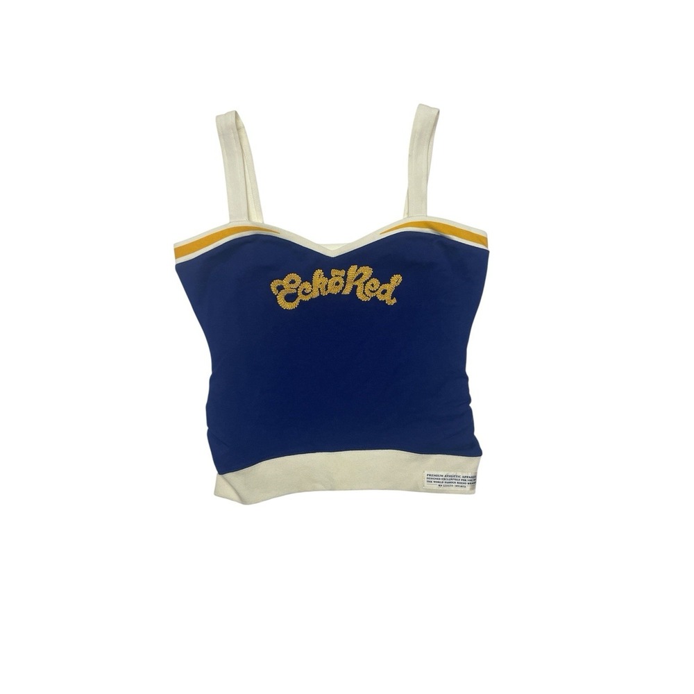 Vintage Y2K Ecko Unltd. Blue Terry Tube Tank Top Women's Size Small